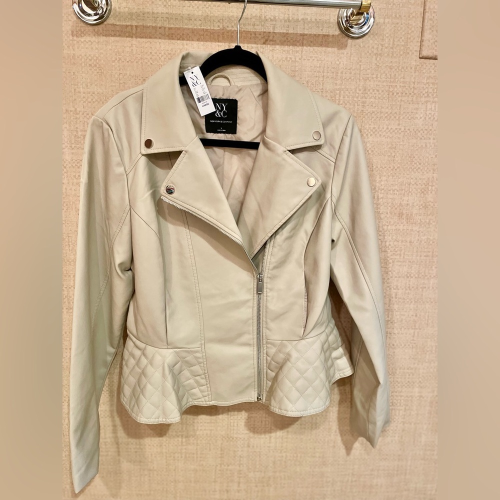 NY&C Faux Leather Jacket